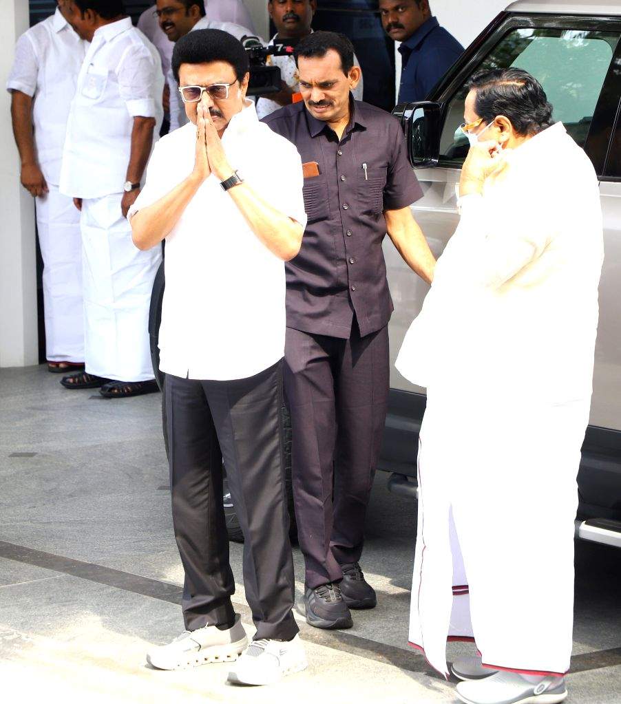 Tamil Nadu Chief Minister MK Stalin chairs an all-party meeting