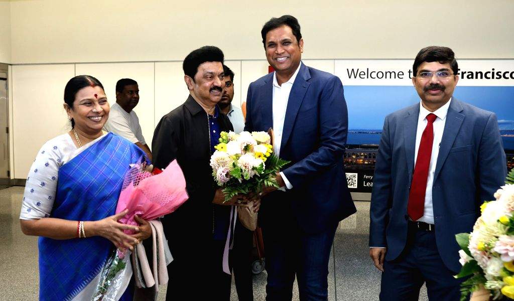 Tamil Nadu Chief Minister MK Stalin receives a warm welcome by the ...