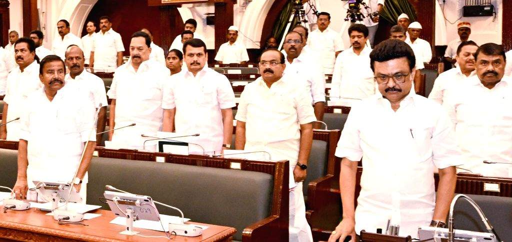 Tamil Nadu CM MK Stalin during the budget session