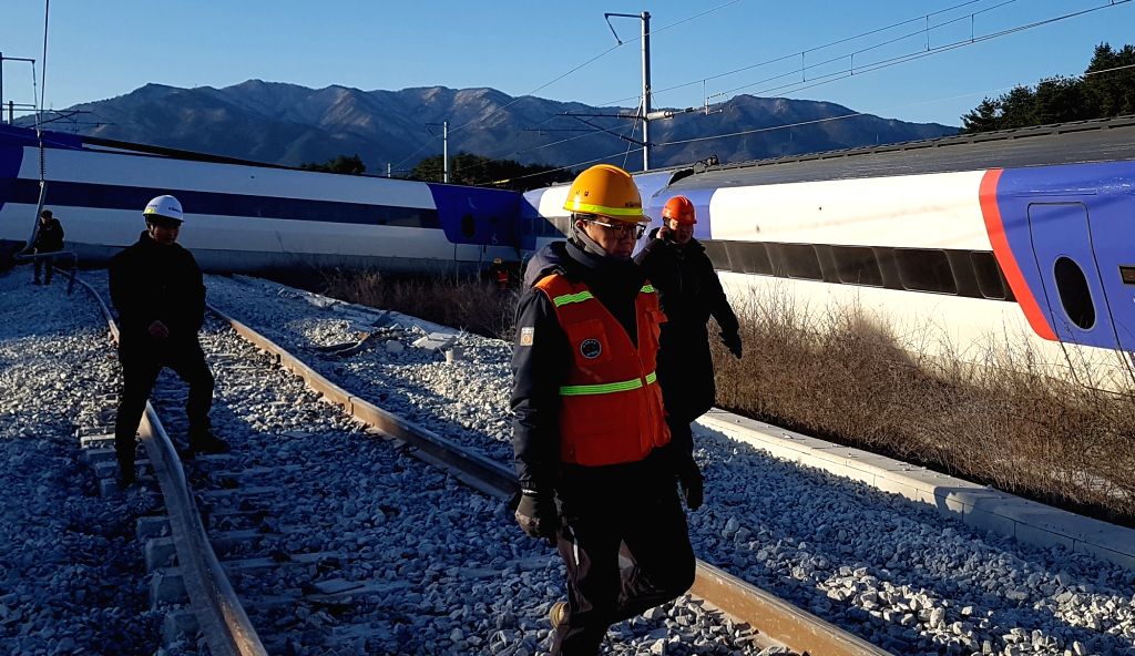 Ktx Train Exploding KTX derails
