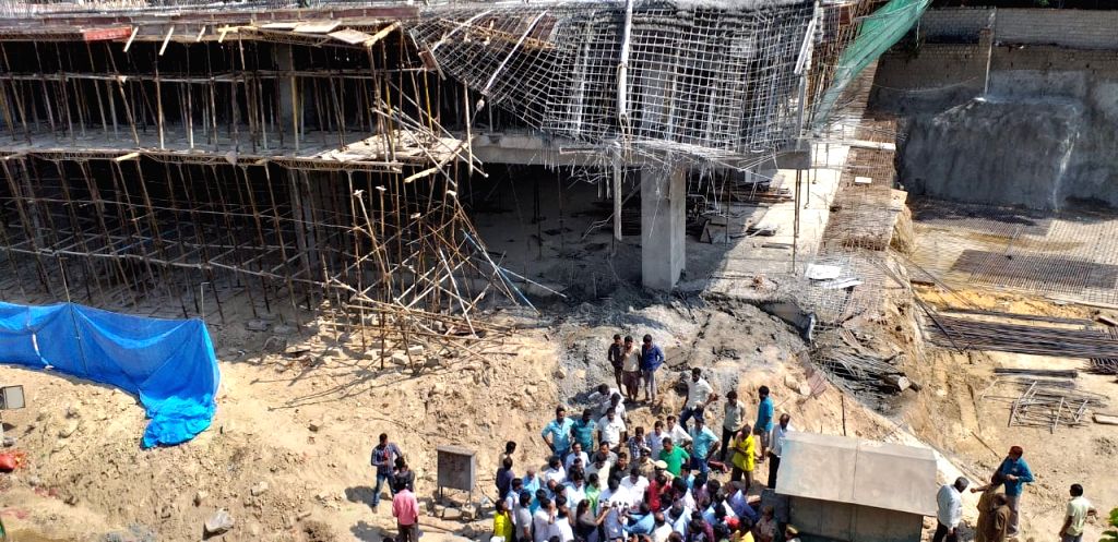 Under-construction building collapses in Bengaluru