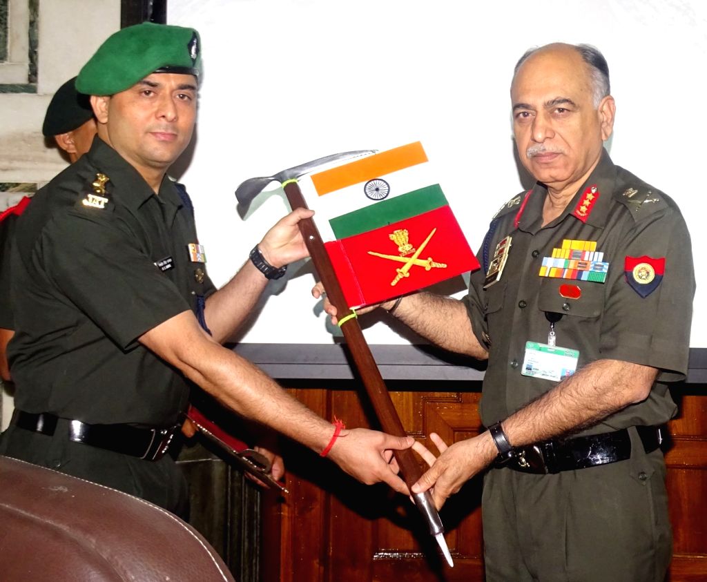 Colonel M Rai Lt. Gen. M.M.S. Rai flags off Army Everest Massif Expedition