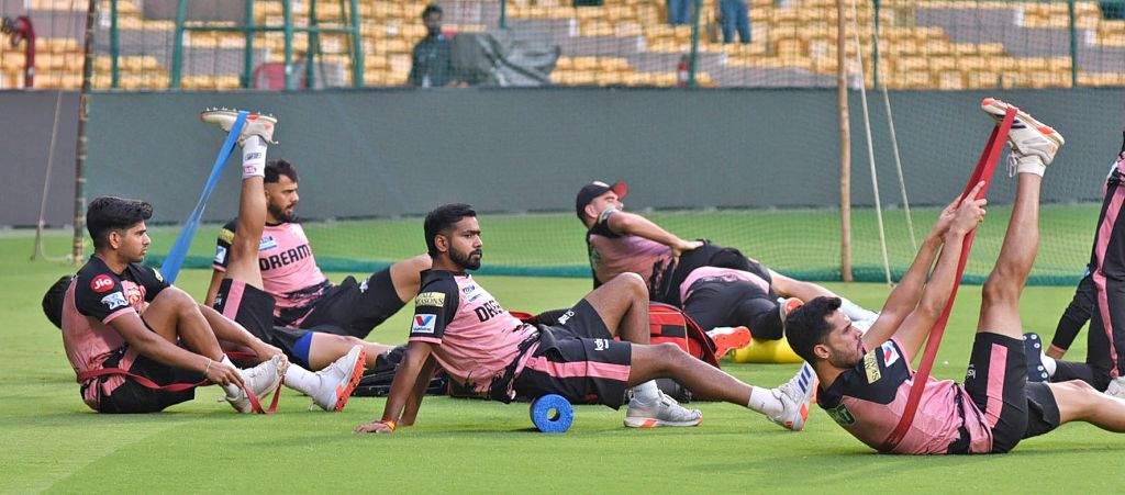 Ipl Practice Session Training Session ahead of the IPL match between RCB vs PBKS