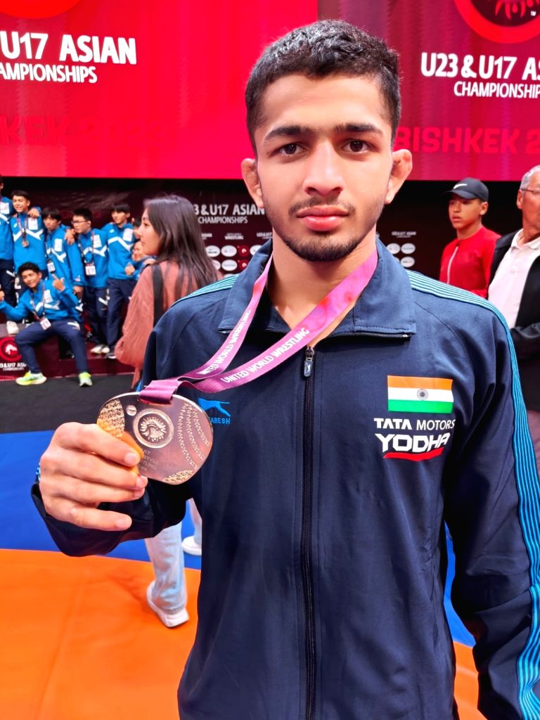 U-17 Asian Wrestling C'ships: Ankush wins gold as India finishes with ...