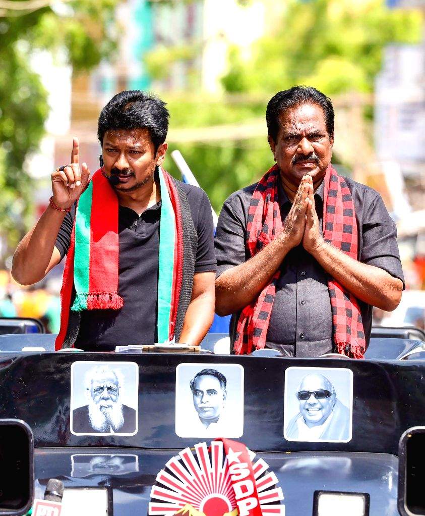 Udhayanidhi Stalin Campaigns for DMK Candidate