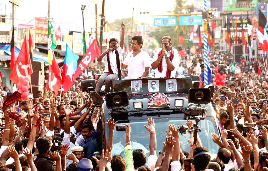 Udhayanidhi Stalin Campaigns for DMK Candidate Jayamurugan