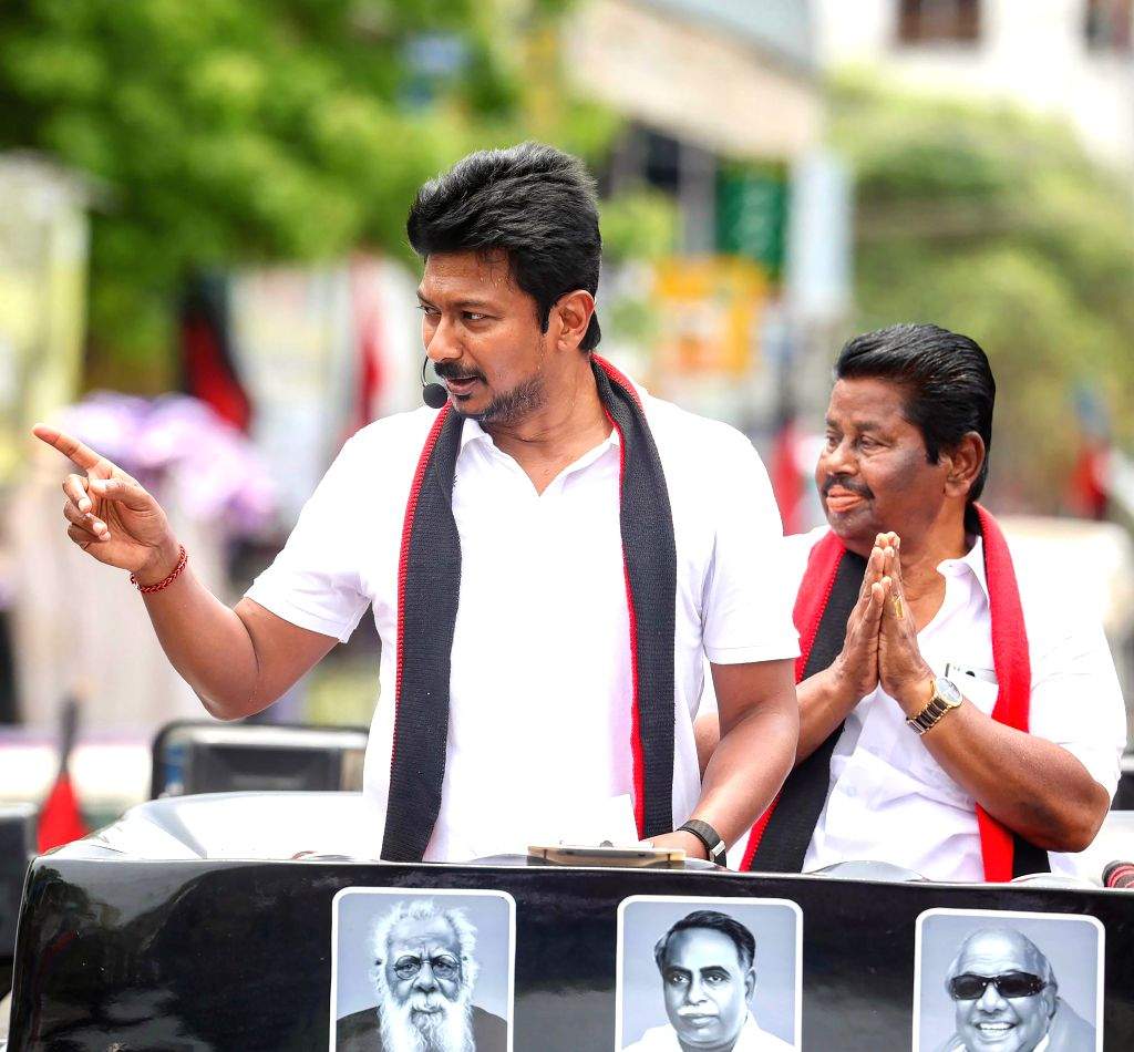 Udhayanidhi Stalin Campaigns for DMK Candidate in Kumbakonam