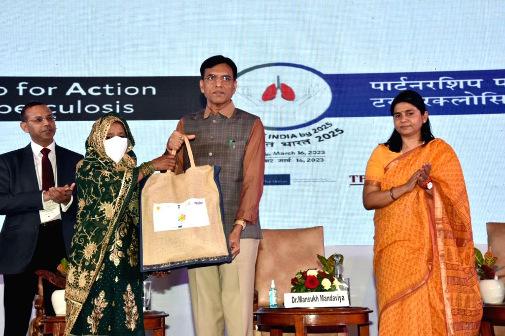 Union Health Minister Dr Mansukh Mandaviya distribute nutrition kits to ...