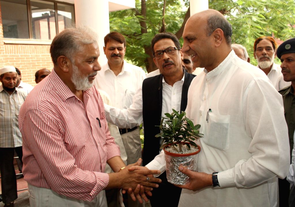 The inauguratation of two new buildings at Jamia Millia Islamia campus