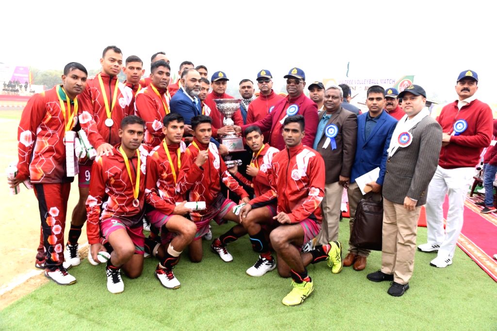 Nityanand Rai At Friendly Volleyball Match Between Bsf Bgb