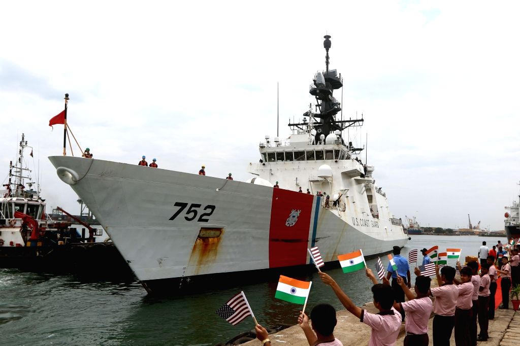 Stratton Ship US Coast Guard Ship Stratton arrives in Chennai