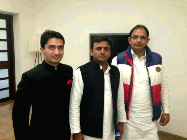 Akhilesh Yadav during winter session of Uttar Pradesh Assembly