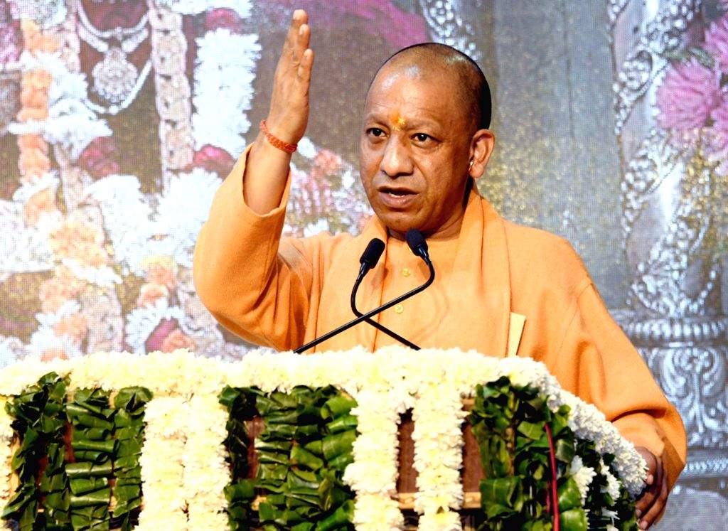 Uttar Pradesh Chief Minister Yogi Adityanath participates in a ...