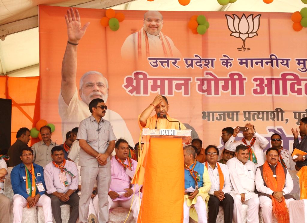 2019 Lok Sabha elections - Yogi Adityanath campaigns for Gautam Gambhir