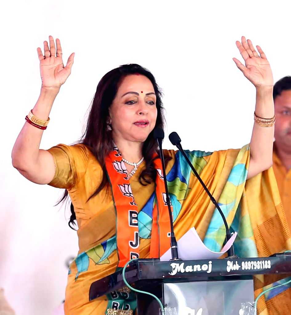 Uttar Pradesh Chief Minister Yogi Adityanath with BJP candidate ...