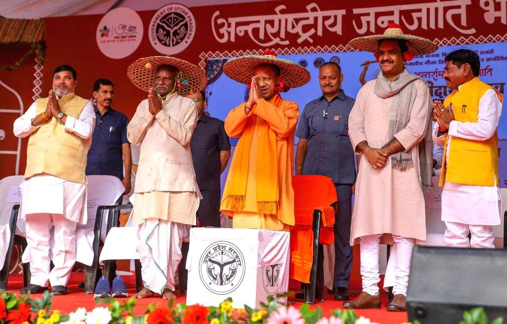 Uttar Pradesh CM Yogi Adityanath attends the inaugural program of the ...