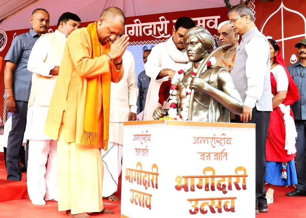 Uttar Pradesh CM Yogi Adityanath attends the inaugural program of the ...