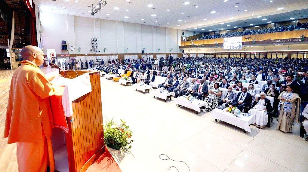 Uttar Pradesh CM Yogi Adityanath attends the 25th International Chief ...