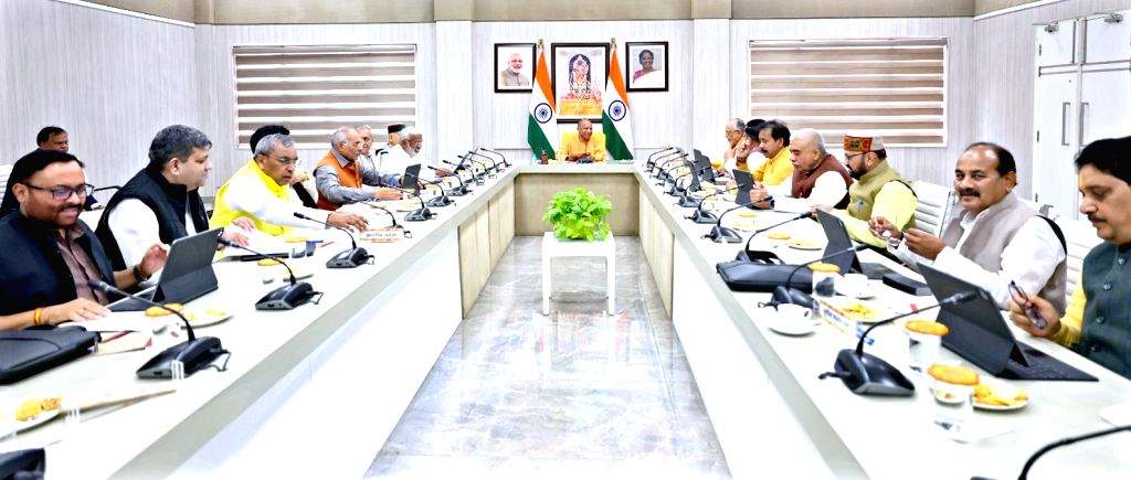 Uttar Pradesh CM Yogi Adityanath chairs cabinet meeting ahead of ...