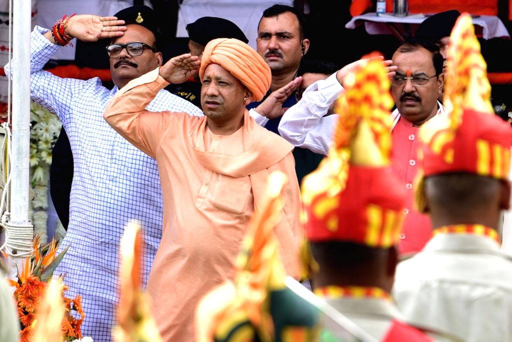 Uttar Pradesh CM Yogi Adityanath celebrate Independence Day