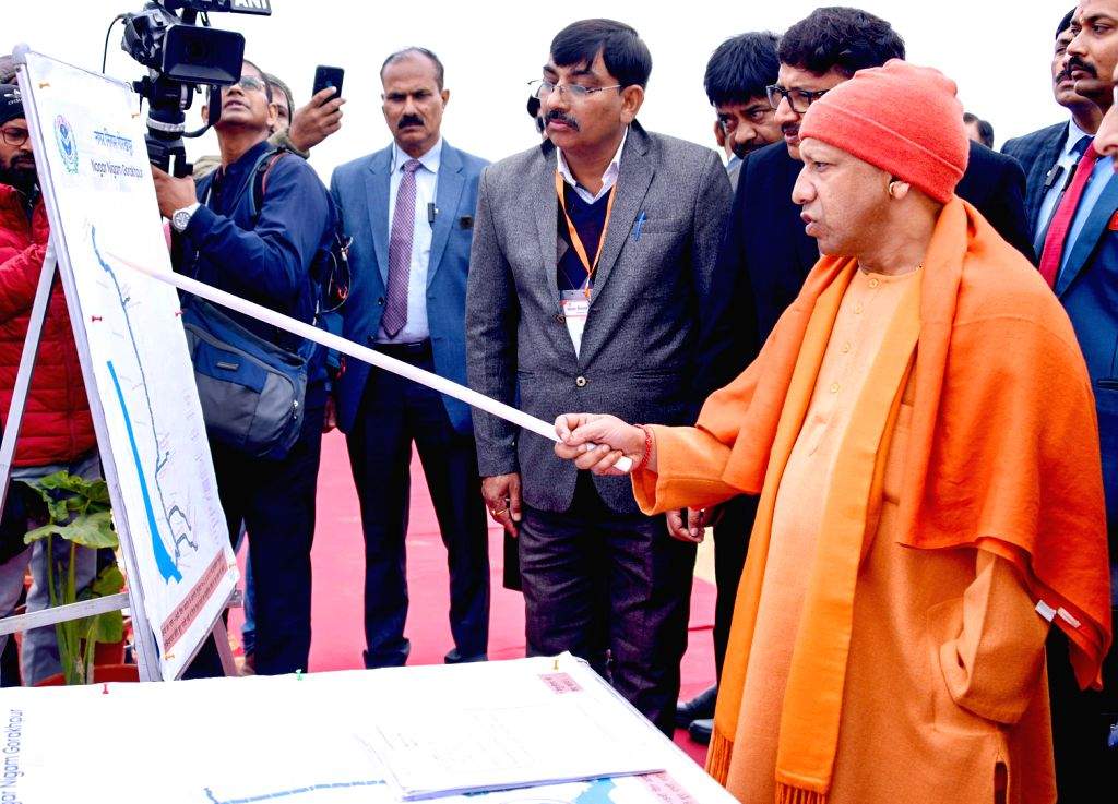 Uttar Pradesh CM Yogi Adityanath inaugurates the water purification project