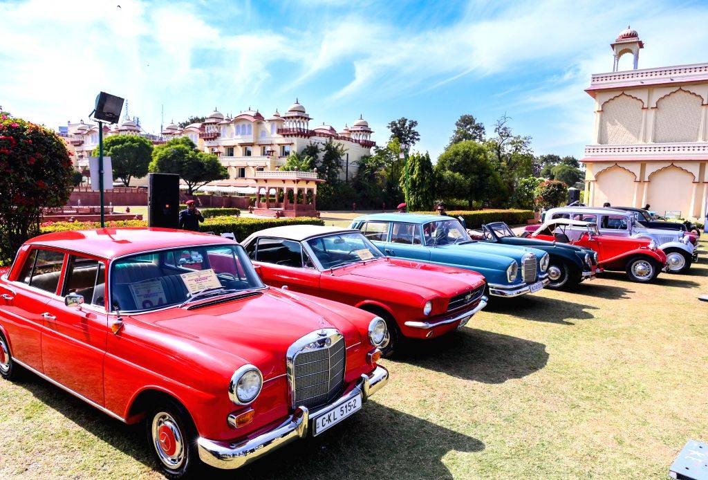 Vintage and Classic Car Exhibition Held at Jai Mahal Palace