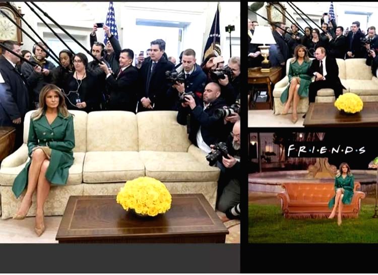 Free Photo: Melania Trumpâ s birthday pic turns into viral meme