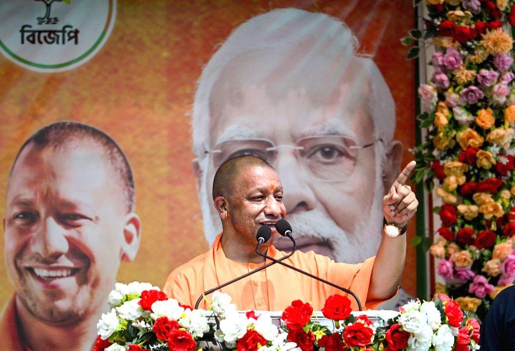 Yogi Adityanath Campaigns for BJP in Nadia