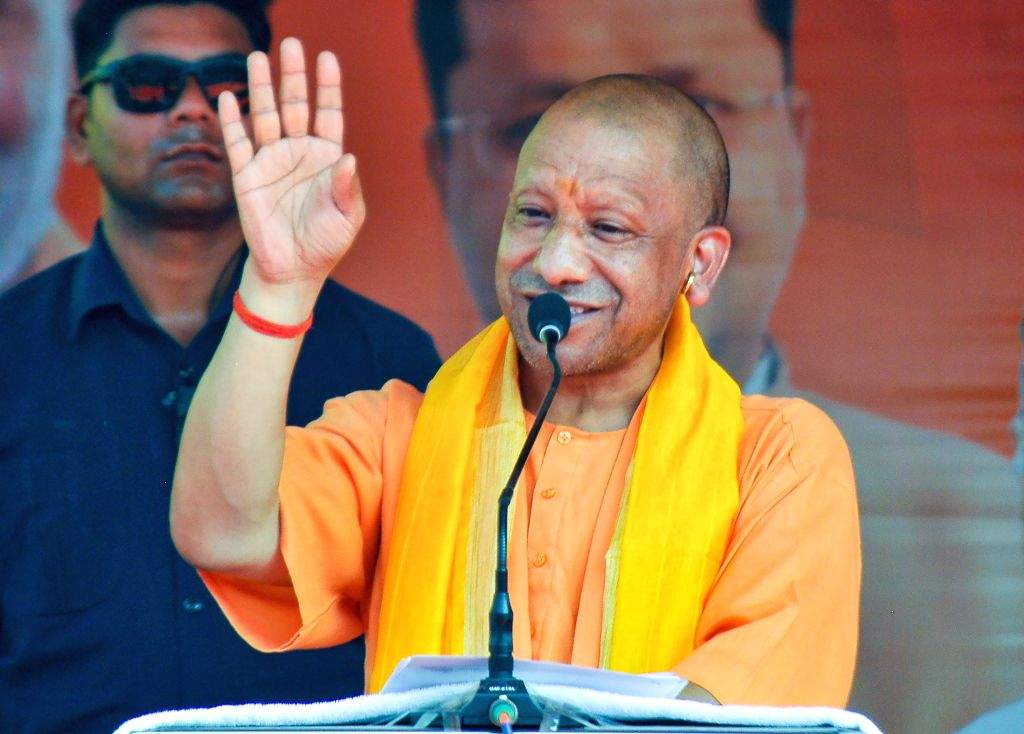 Yogi Adityanath Campaigns for Prabhakar Pandit in Udaynarayanpur