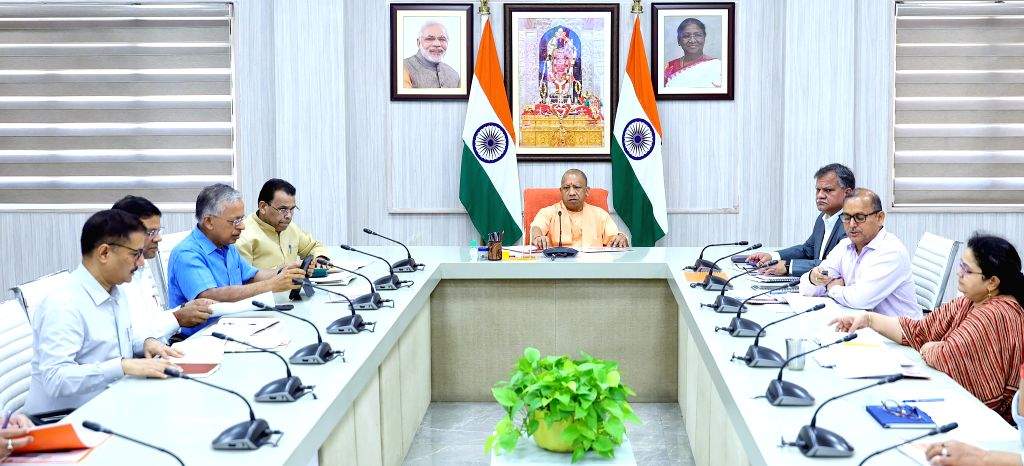 Yogi Adityanath chairs a review meeting of the Backward Classes Welfare ...