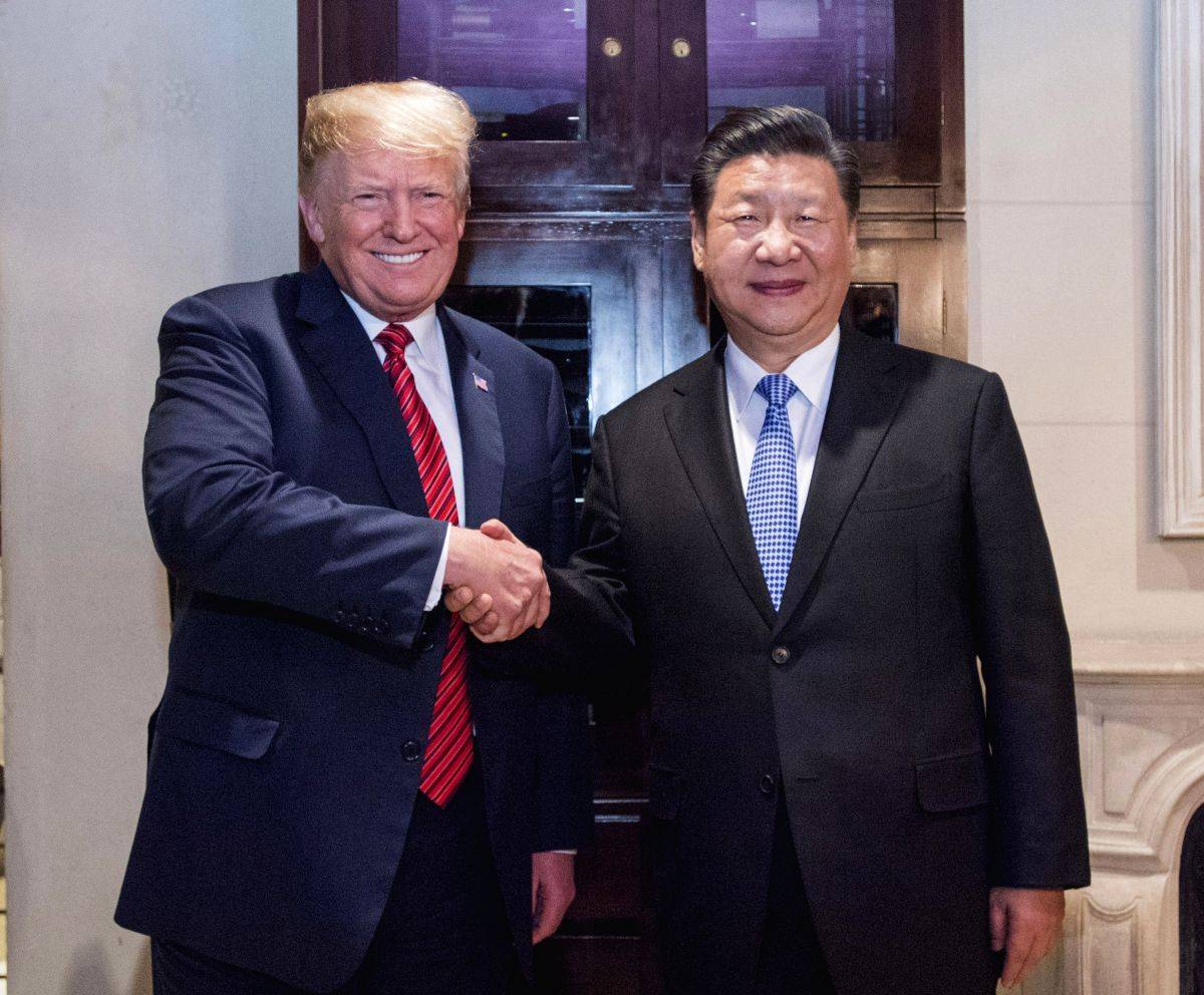 Chinese President Xi Jinping and U.S. President Donald Trump 