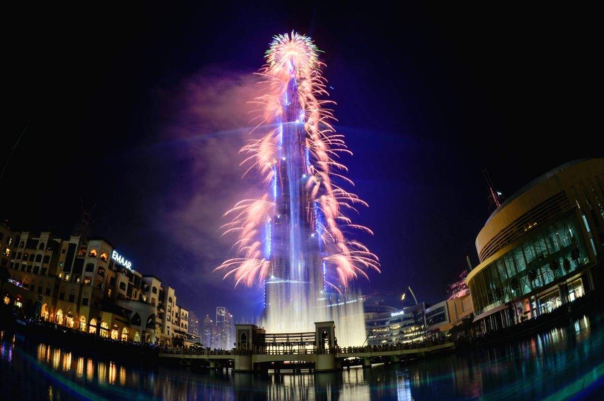Dubai s Burj Khalifa Lights Up In Indian Flag Colours