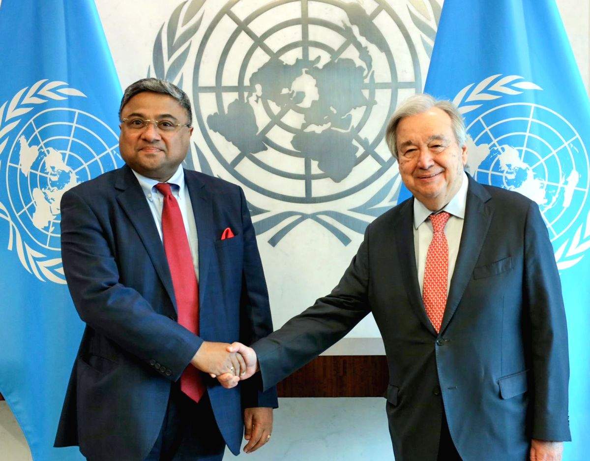 India's External Affairs Ministry Secretary Sibi George met Secretary-General Antonio Guterres