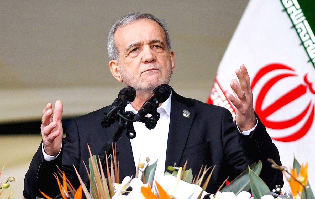 Iranian President Masoud Pezeshkian