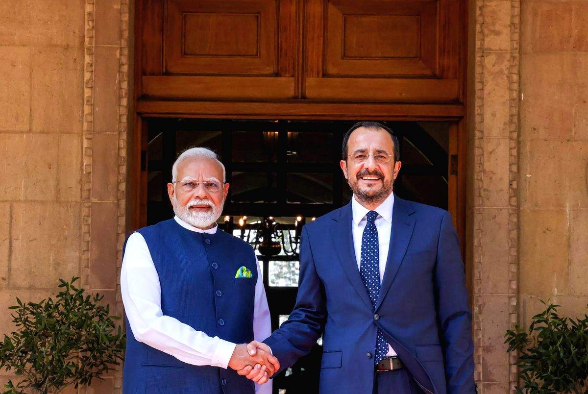 President of Cyprus, Nikos Christodoulides and Prime Minister Narendra Modi