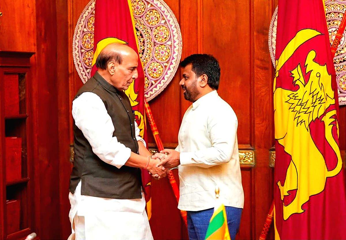 Defence Minister Rajnath Singh meets Sri Lankan President Anura Kumara Dissanayake