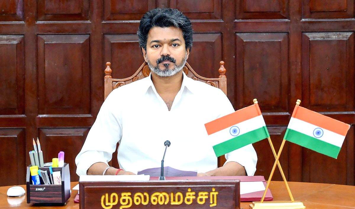 Tamil Nadu Chief Minister S. Joseph Vijay