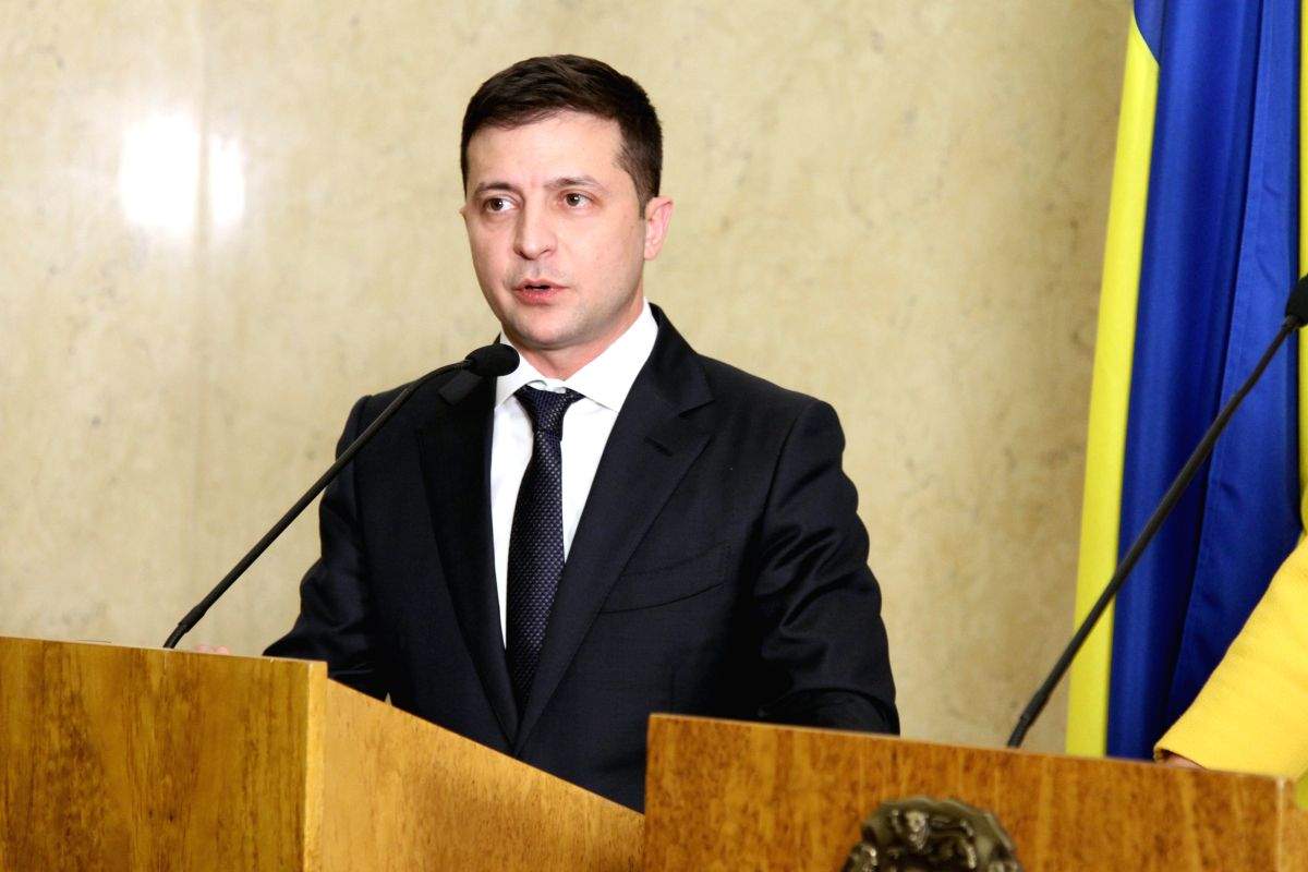 Ukrainian President Volodymyr Zelensky