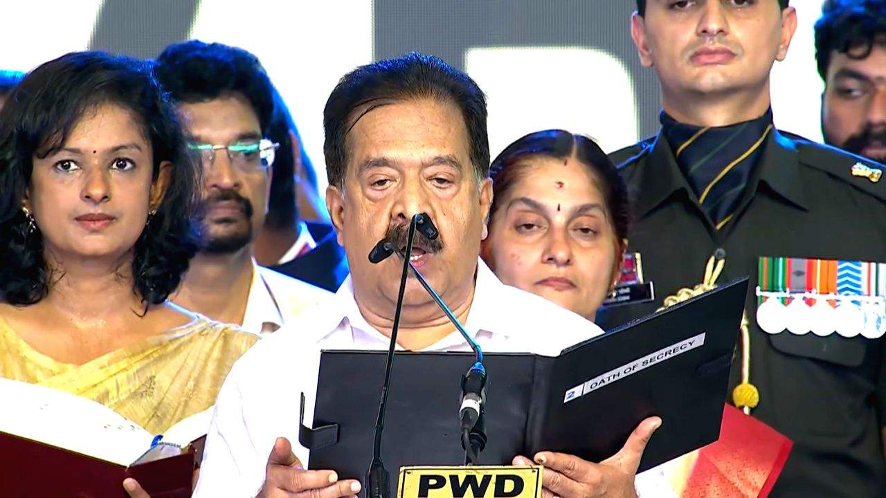 Home Minister of Kerala Ramesh Chennithala