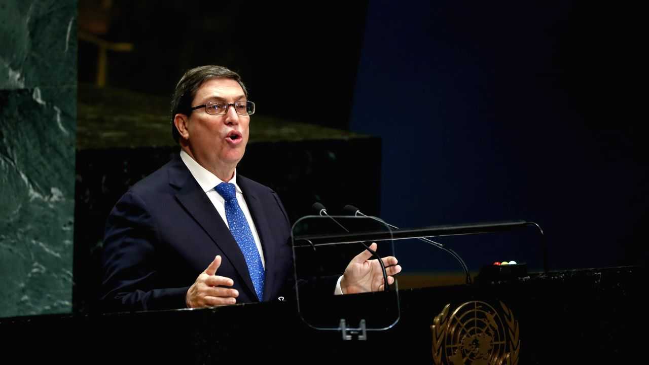 Cuban Foreign Minister Bruno Rodriguez Parrilla 