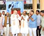 Amit Shah visits JGMM Medical College and KLE Hospital campus