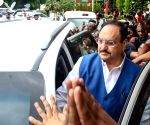 Oppn stages walkout in Rajya Sabha; Nadda says they have no agenda