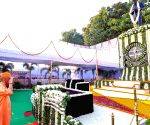CM Yogi pays tribute to police personnel martyred in the line of duty on Police Commemoration Day, meets their families