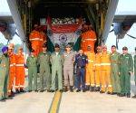 India hands over additional relief supplies to flood-hit Nepal