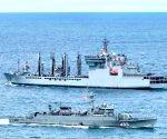 Indian Naval Ships depart Colombo after successful port call