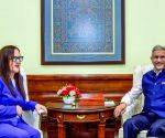 EAM Jaishankar meets outgoing Greek envoy Koutsomitopoulou, appreciates her contributions to ties