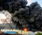 Massive Fire Breaks Out at Godown