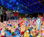 People Buy Ganesha Idols Ahead of Ganesh Chaturthi