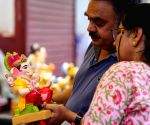People Shop for Lord Ganesha Idols Ahead of Ganesh Chaturthi