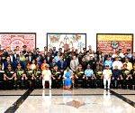 President Droupadi Murmu unveils trophies of Durand Cup tournament 2026